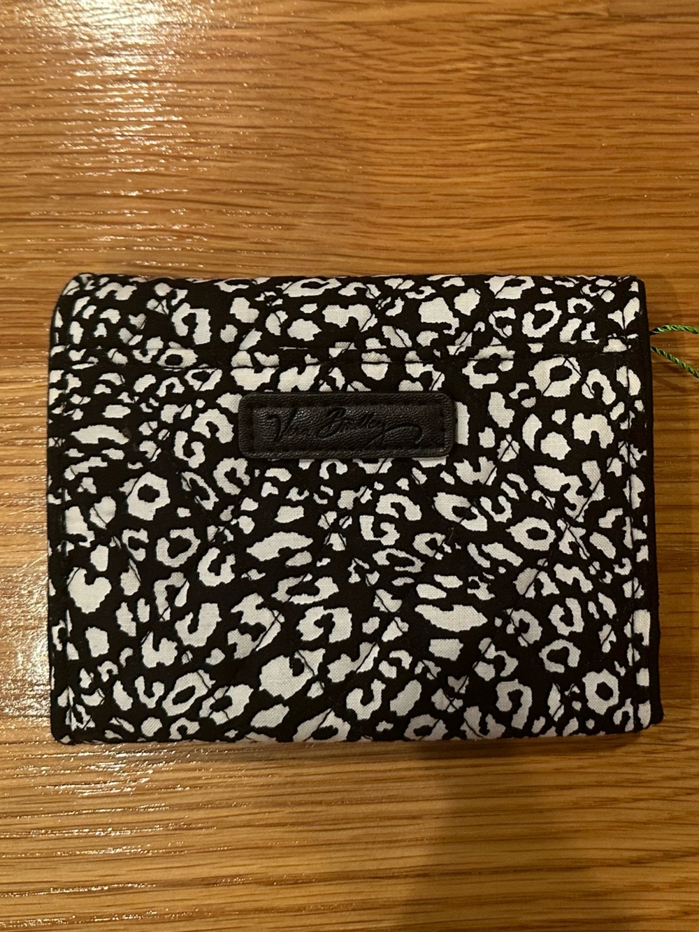 Vera Bradley Black and White Patterned Quilted Wallet Vintage